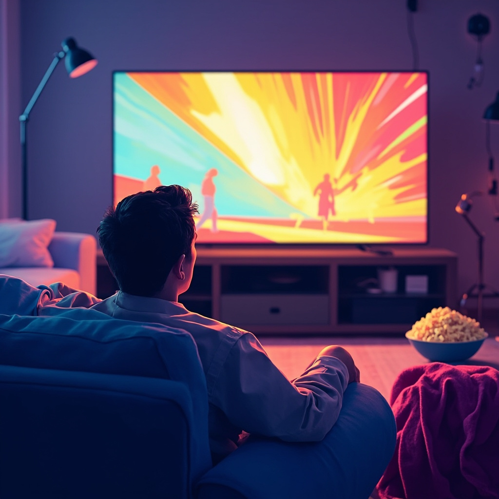 watching films