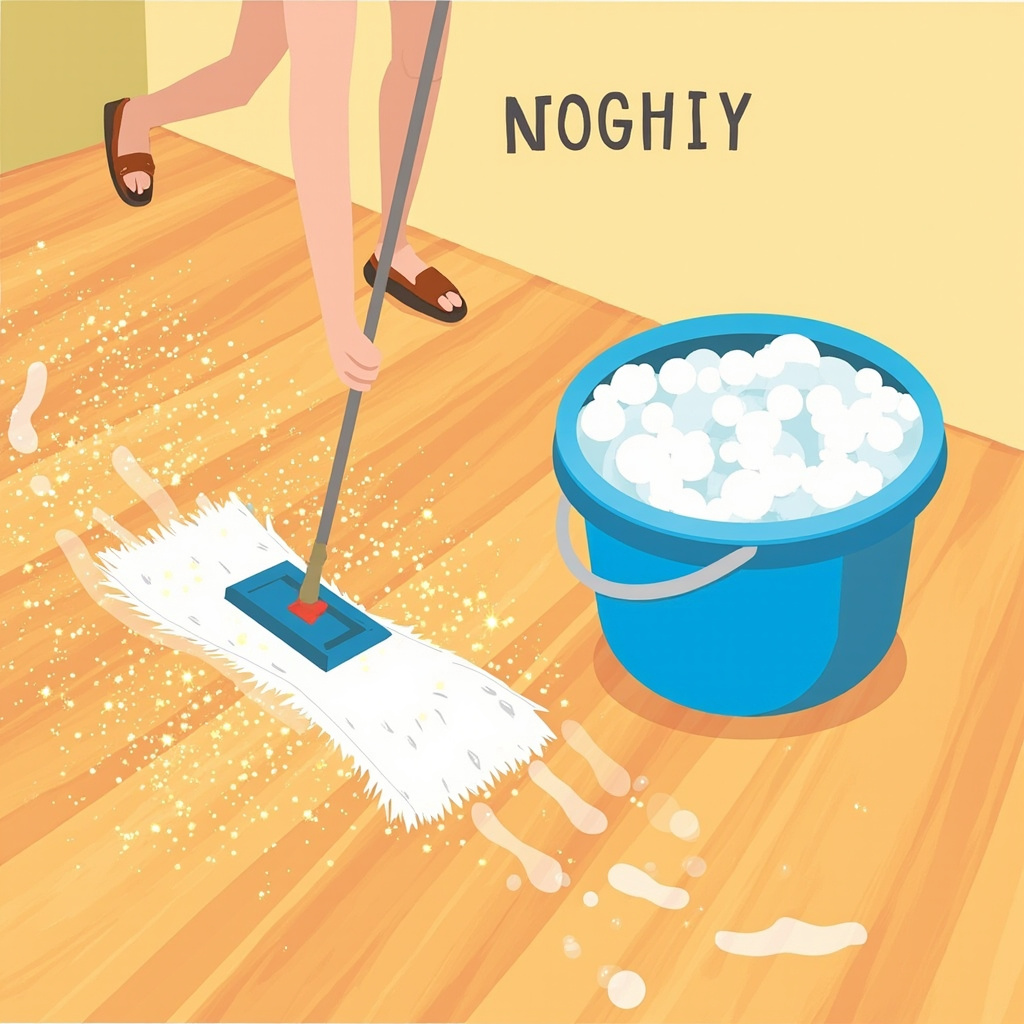 clean the floor