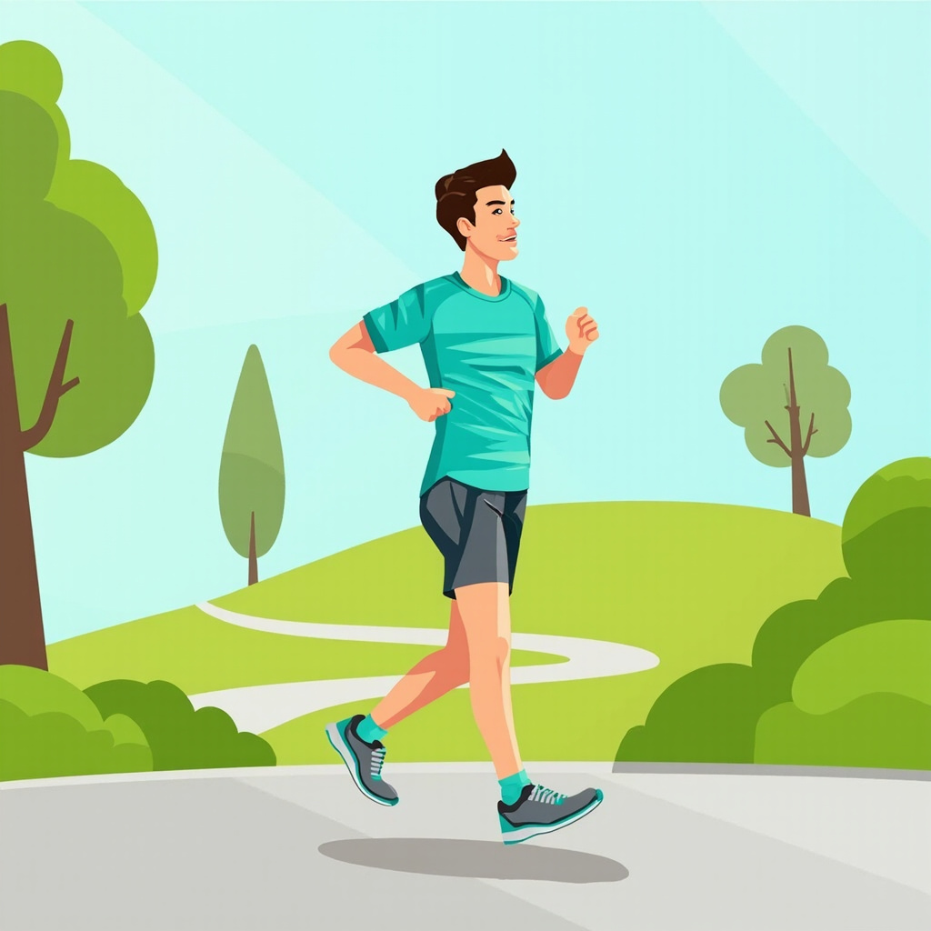 jogging
