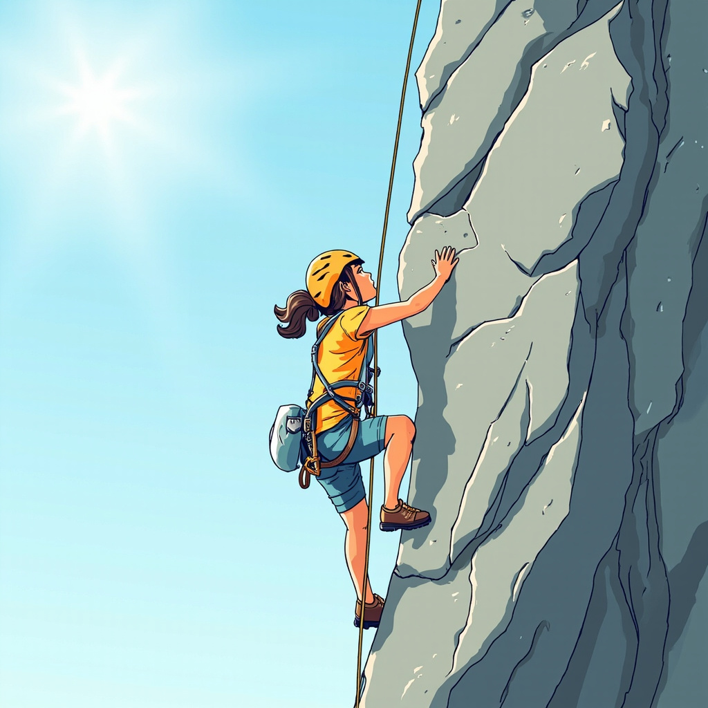 rock climbing