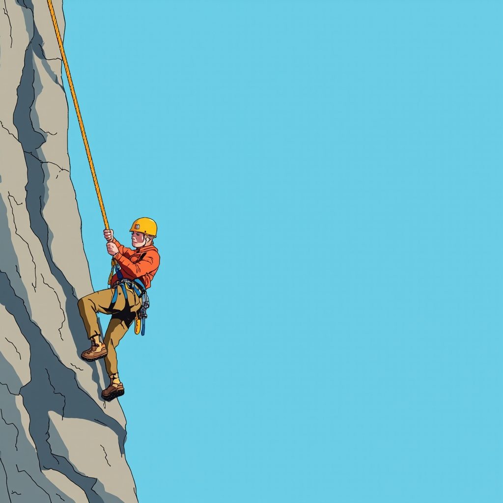 abseiling