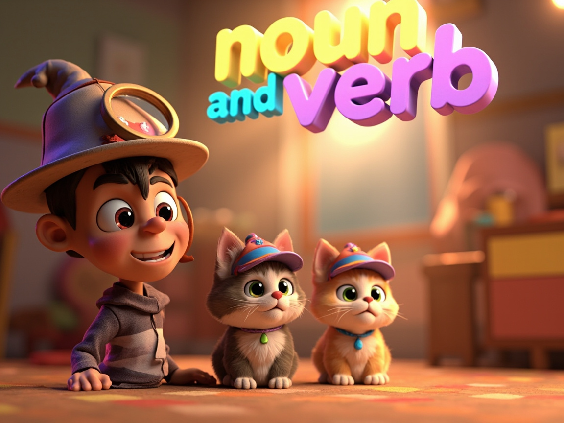 Basic Grammar Detective: Finding Nouns and Verbs