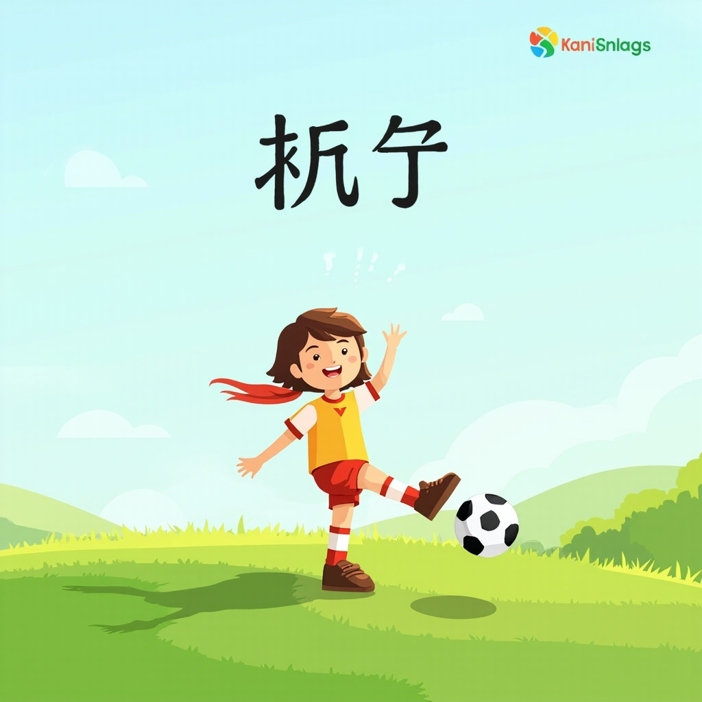 playing football