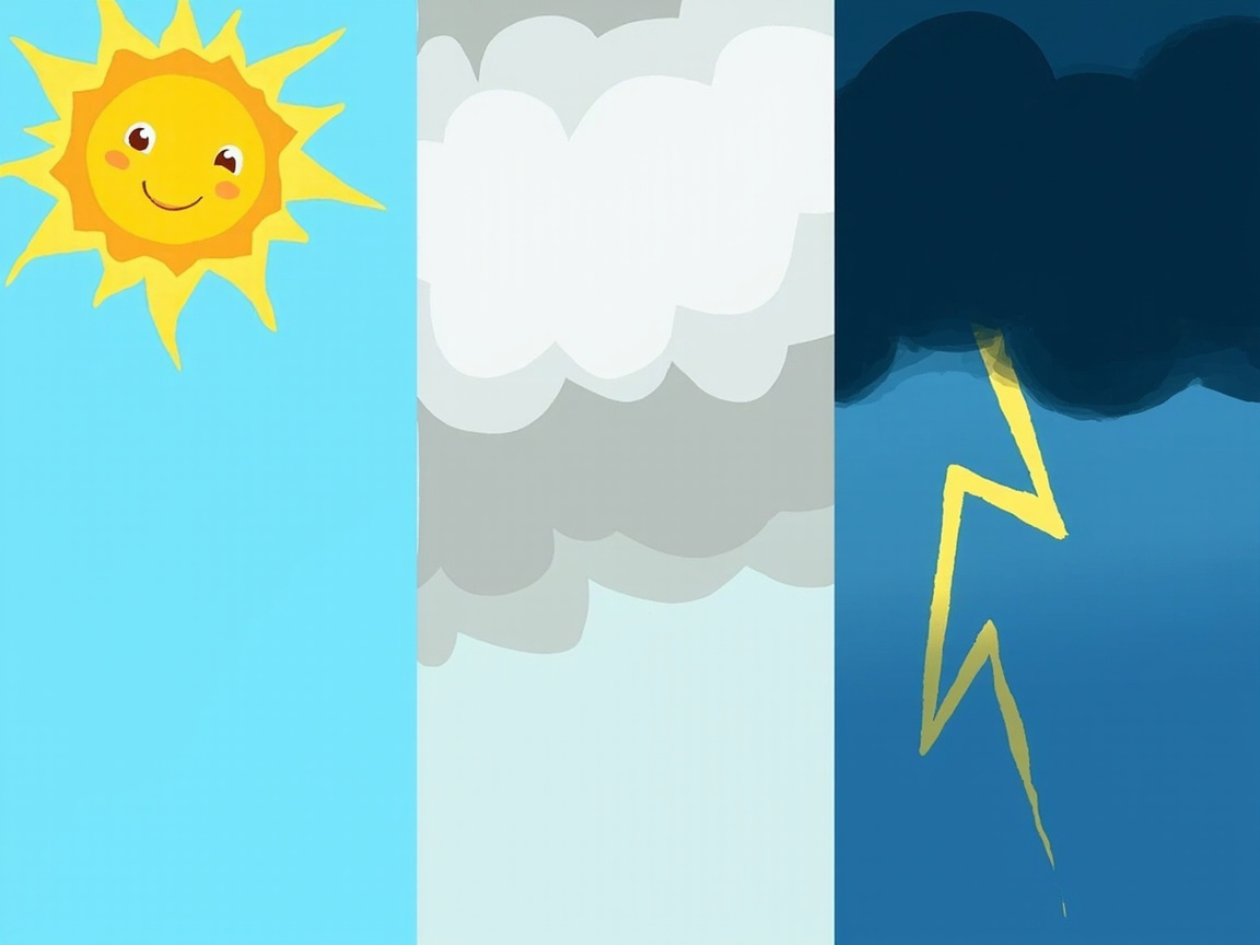 Weather Words: Sunny, Cloudy, Stormy — image 2