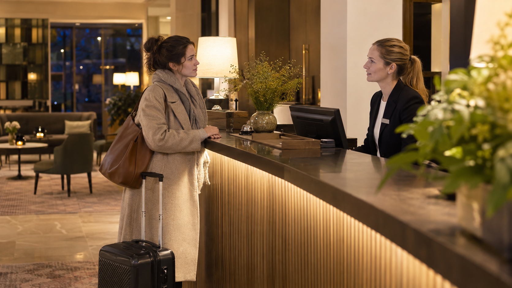 Eine Zimmerreklamation im Hotel äußern