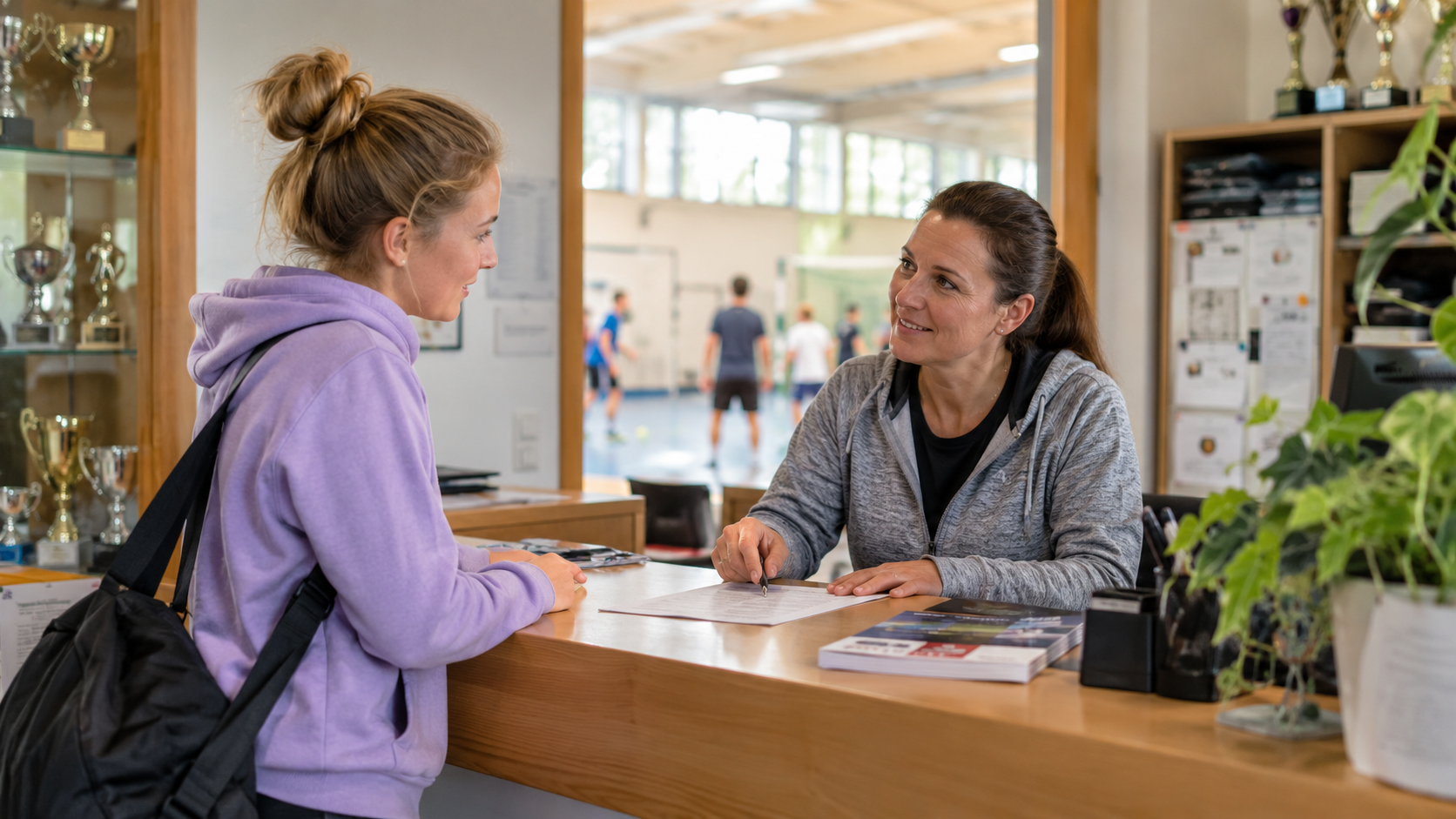 Im Sportverein nach Beiträgen fragen