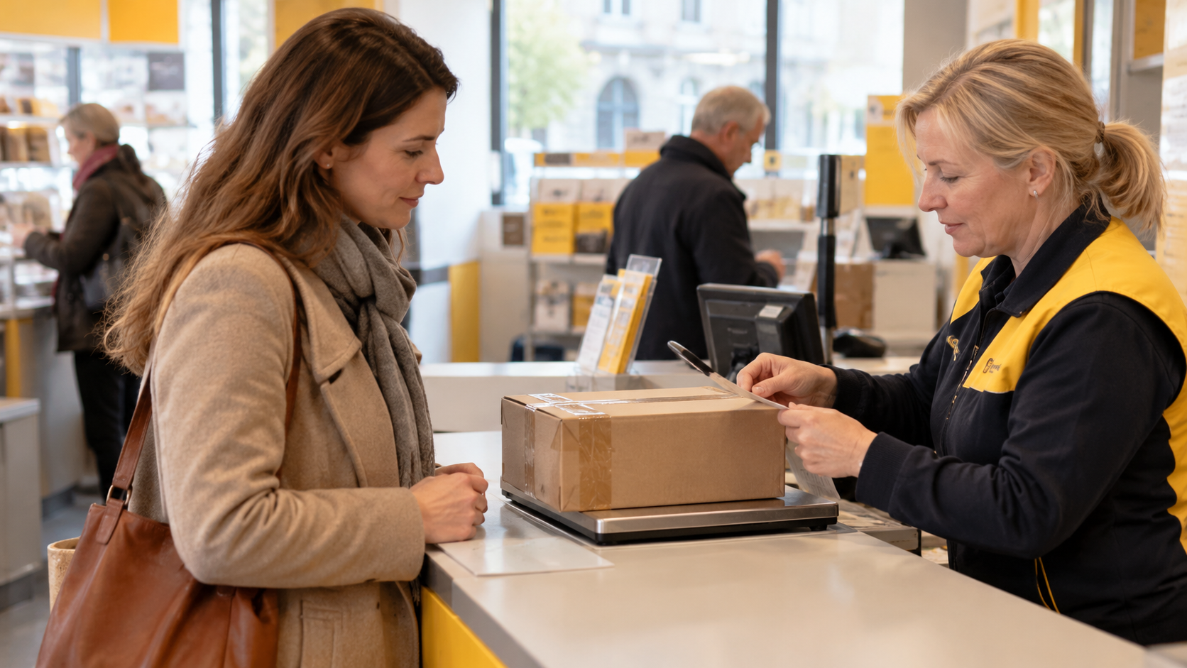 Eine Sendung bei der Post versichern lassen