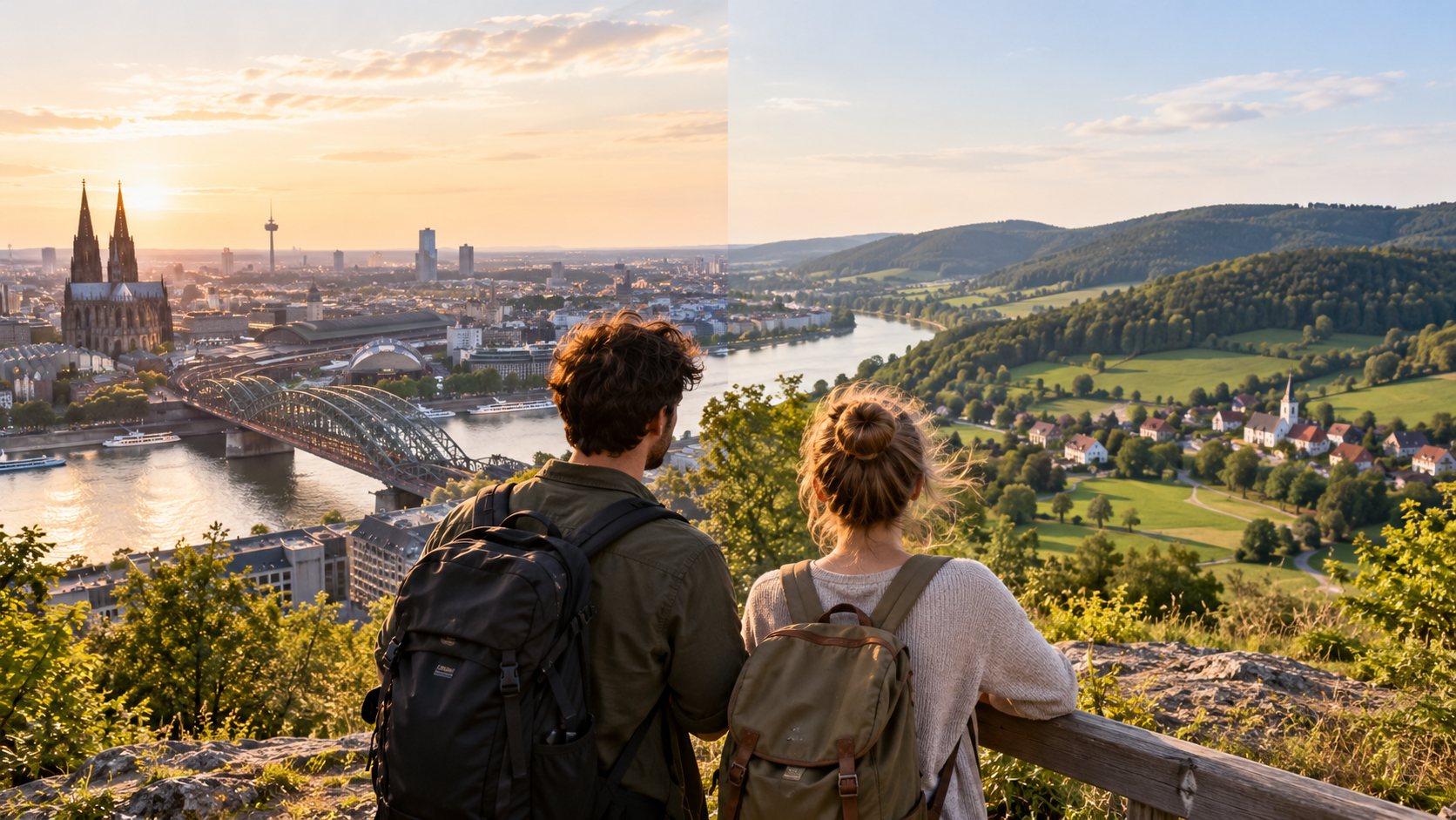 Stadt und Land vergleichen