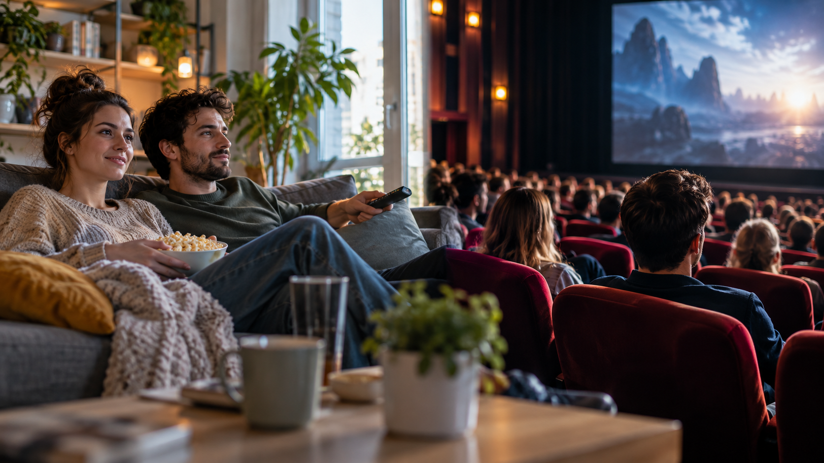 Streaming und Kino Zukunft diskutieren