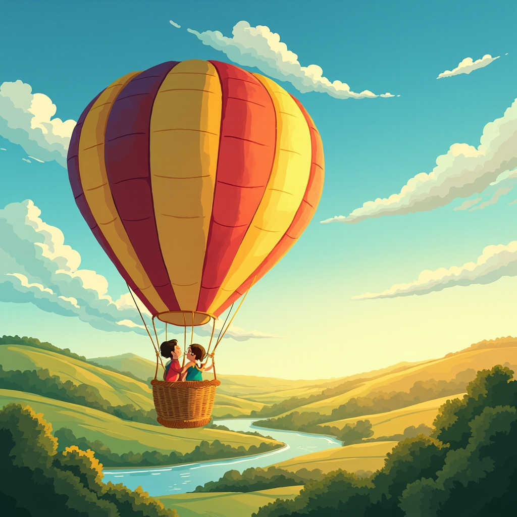 ballooned
