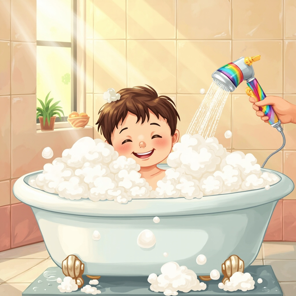 bathed
