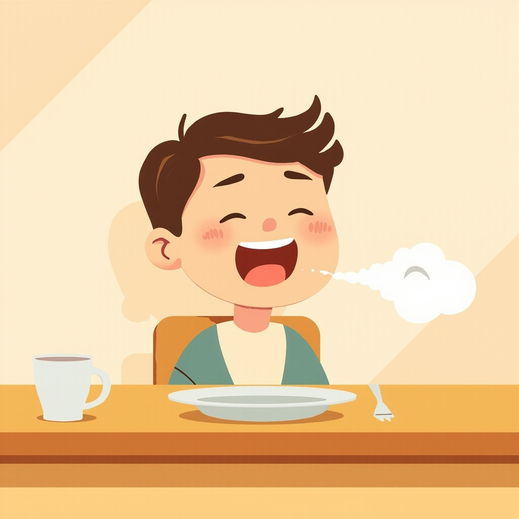 belching
