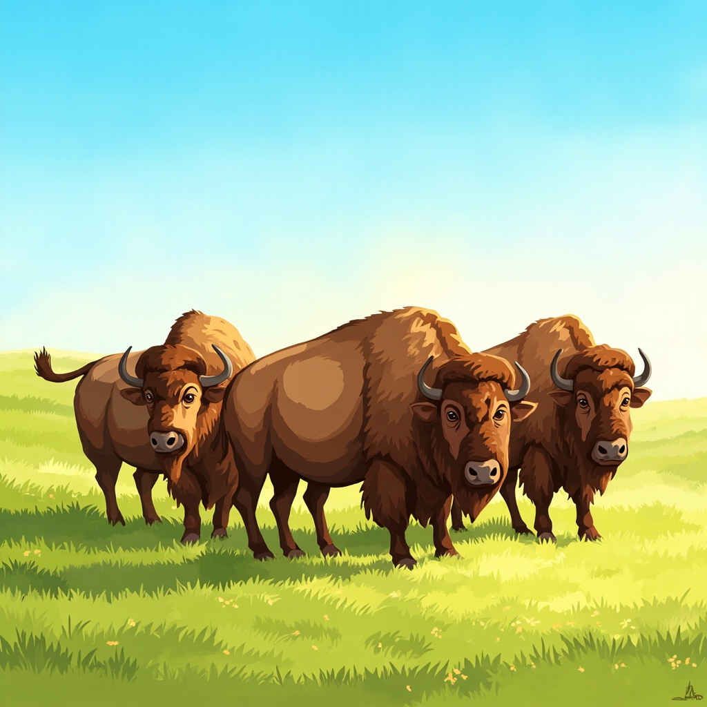bisons