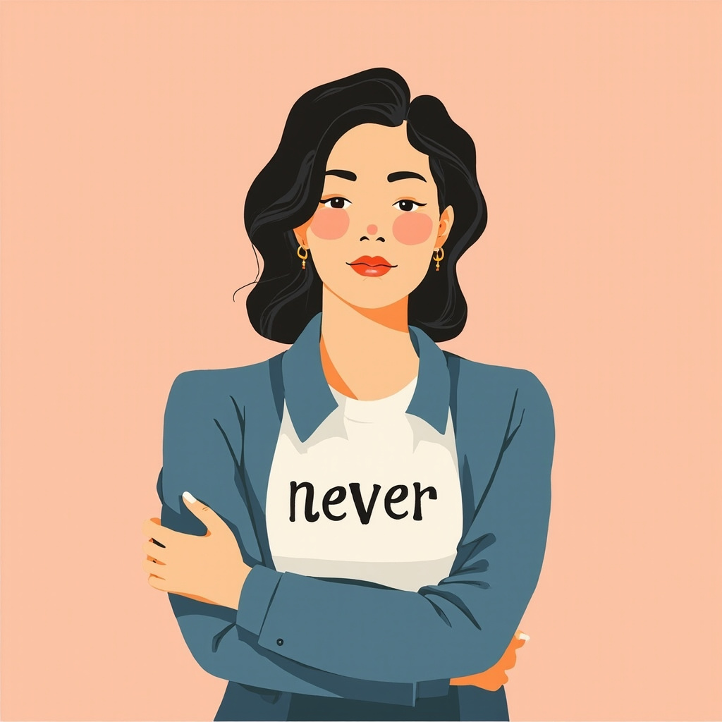 never