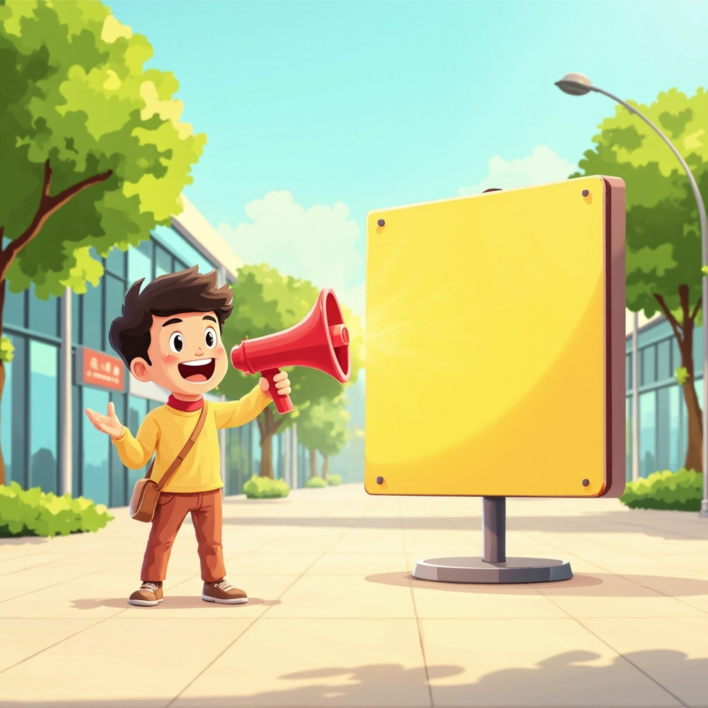 advertises
