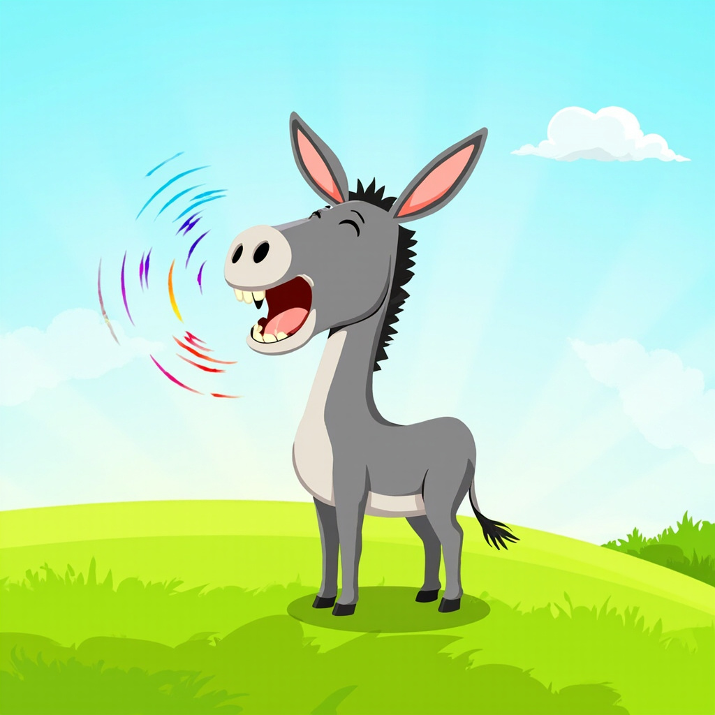 braying