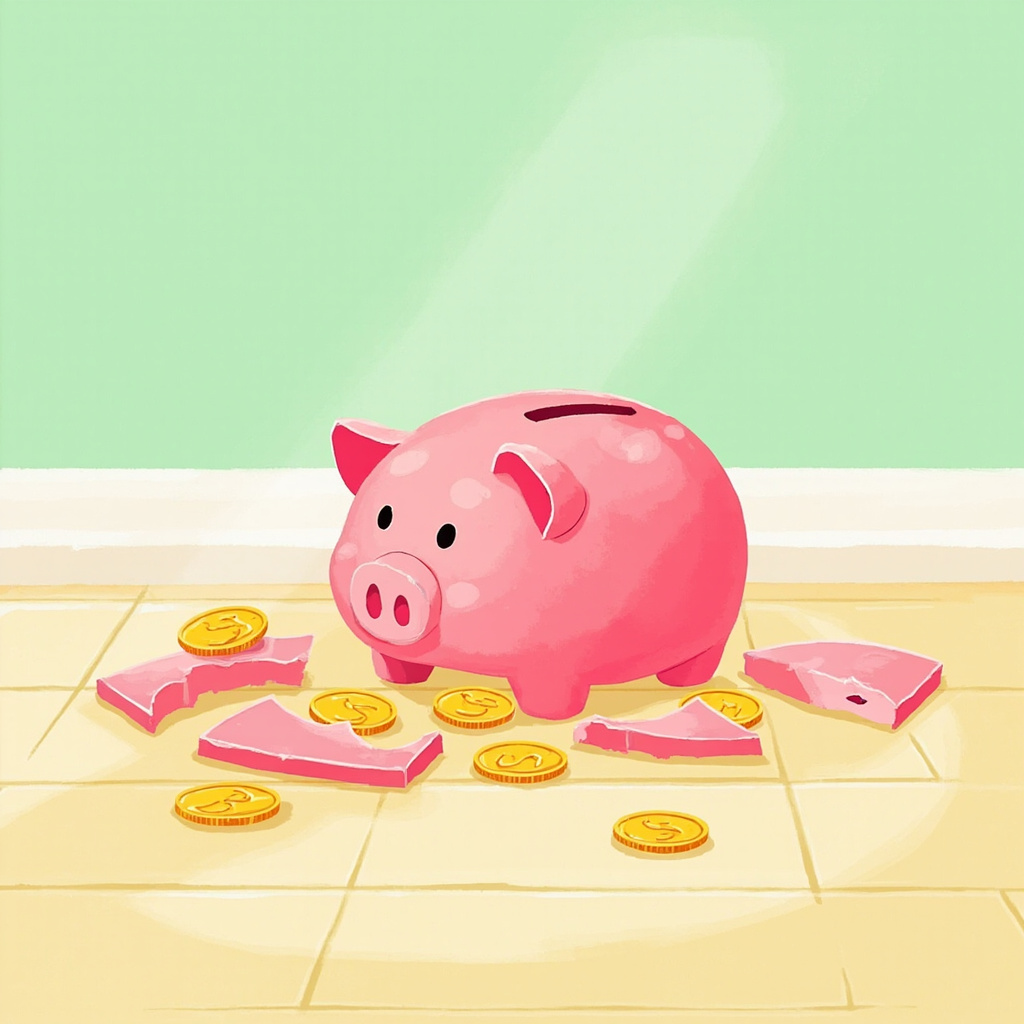 broke