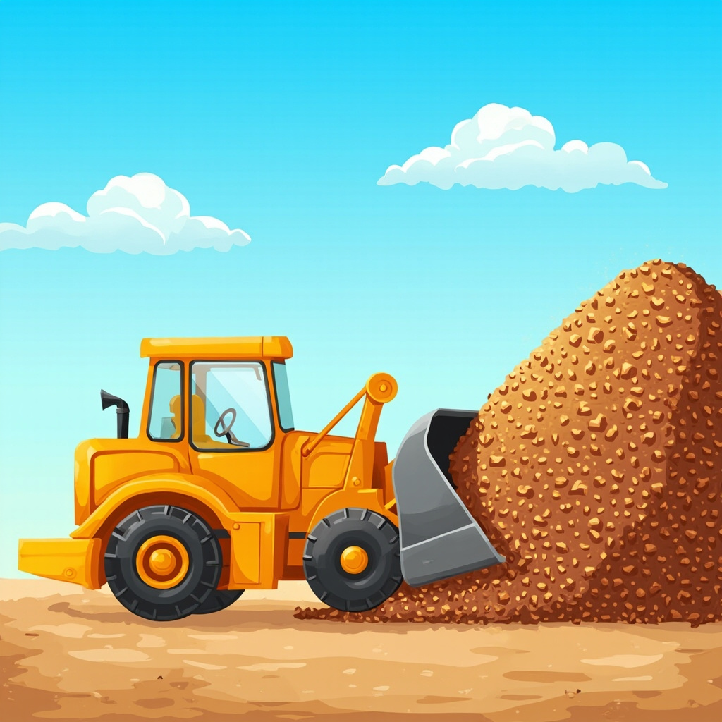 bulldozed