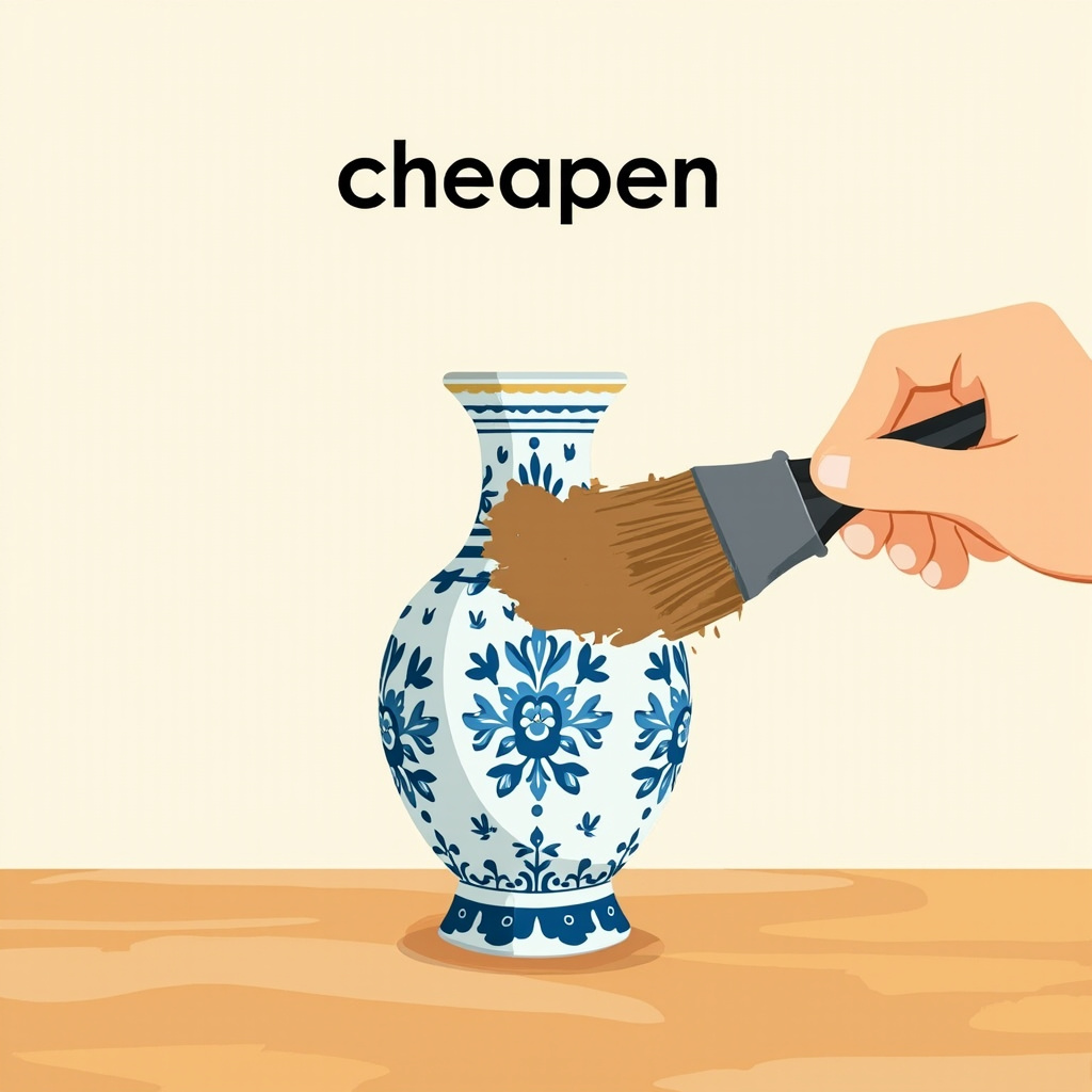 cheapen