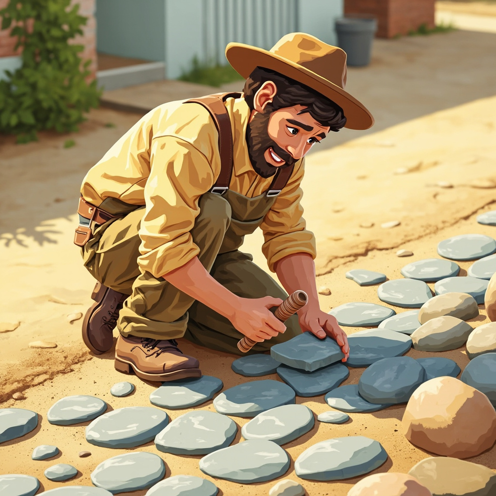 cobbled