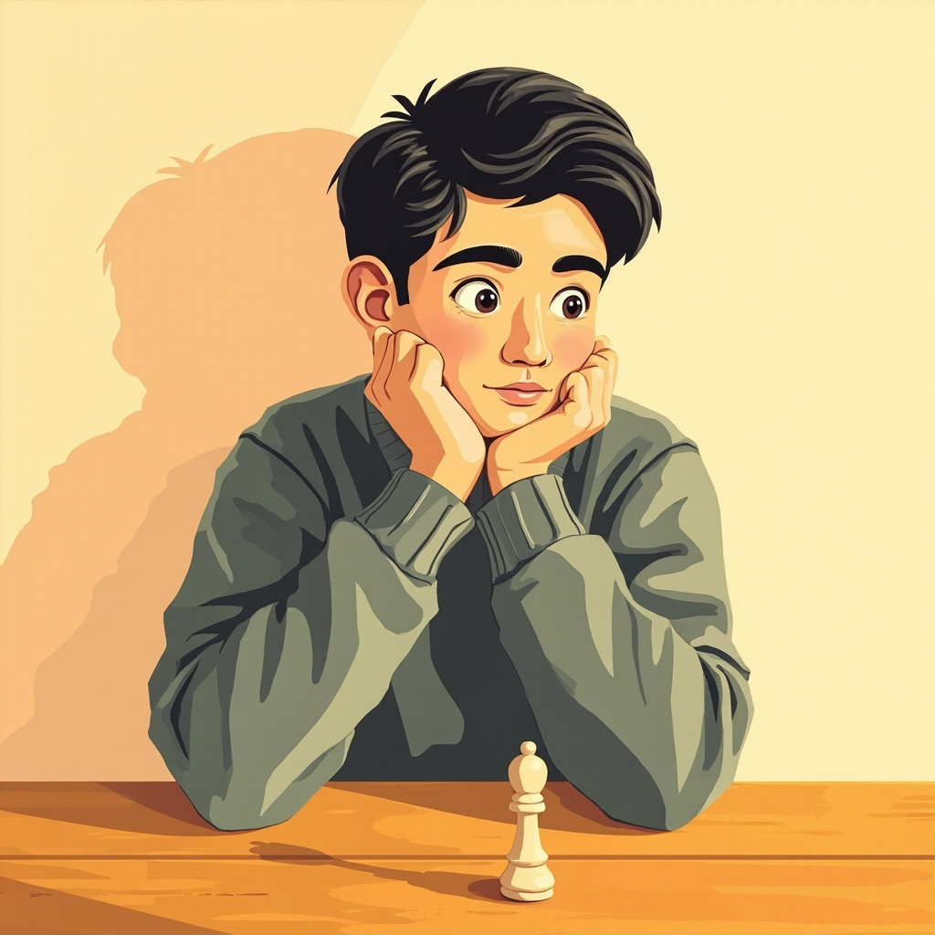 contemplates
