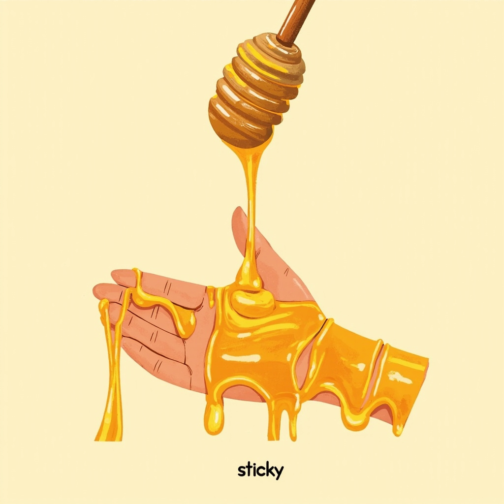 sticky