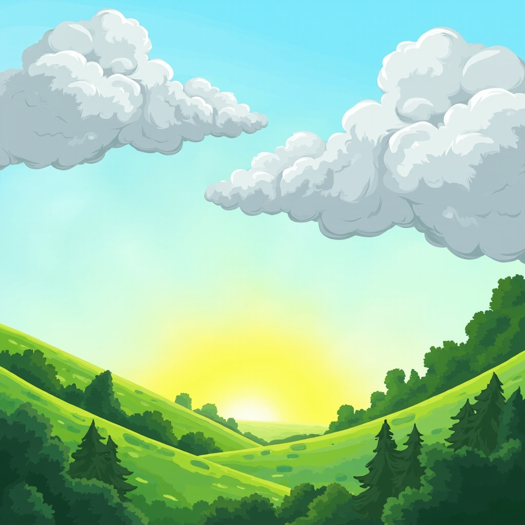 clouded