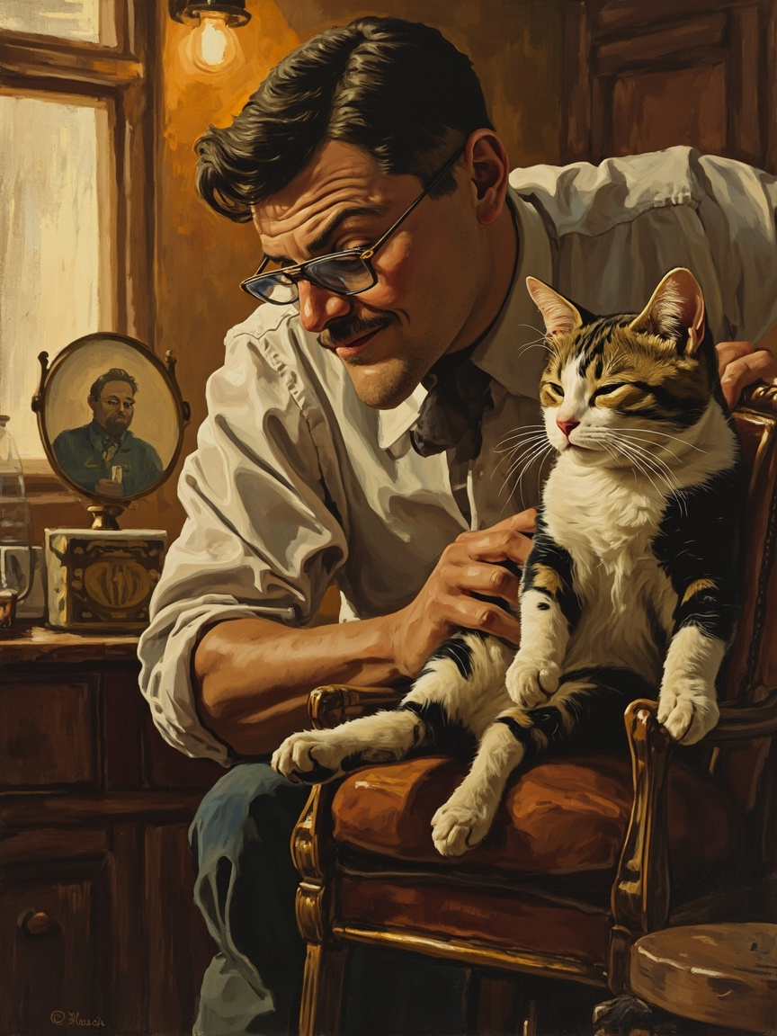 The Barber's Cat