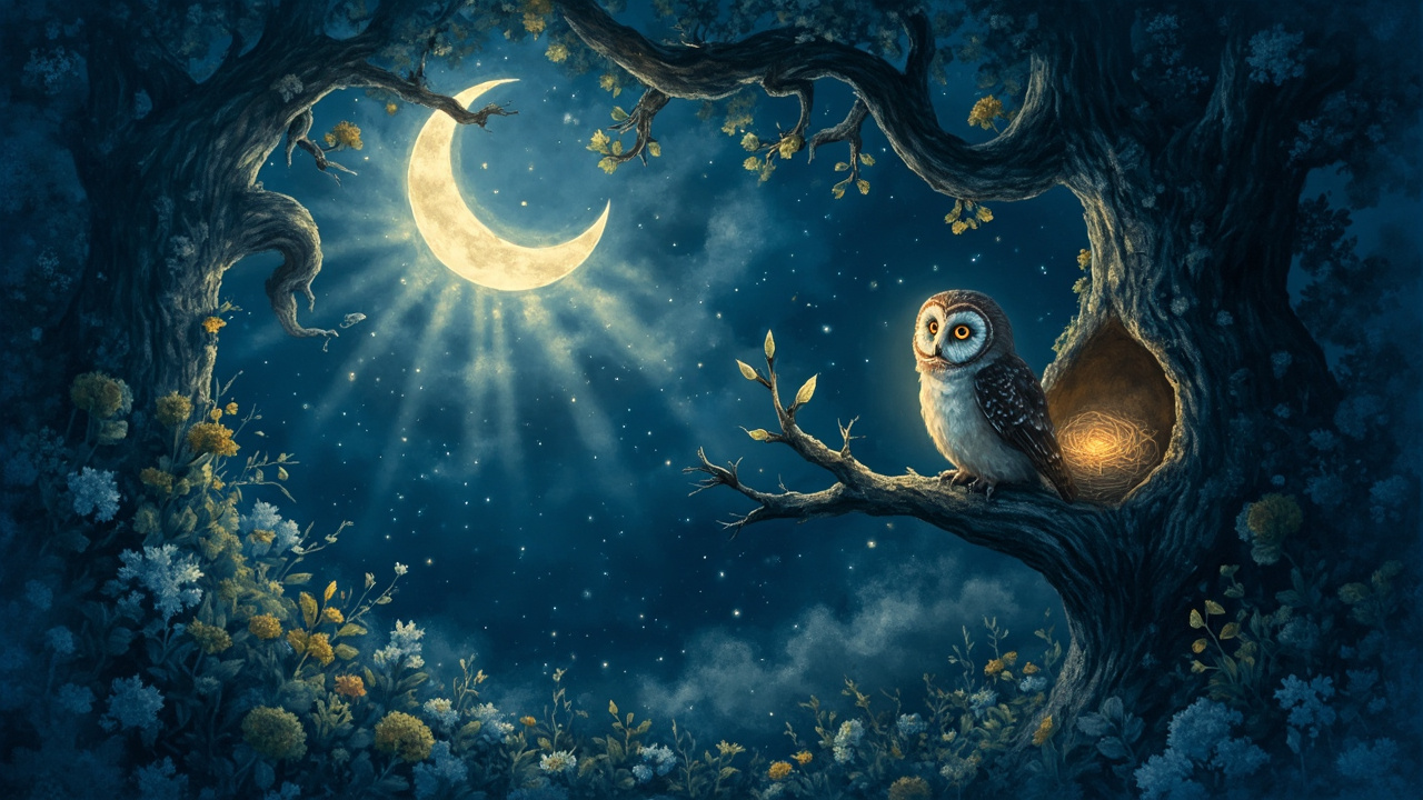 The Moon's Night Journey