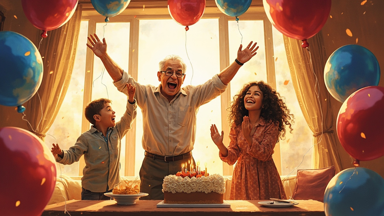 A Surprise Party for Grandpa