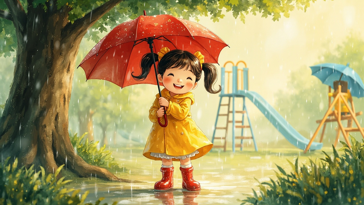 The Lost Red Umbrella