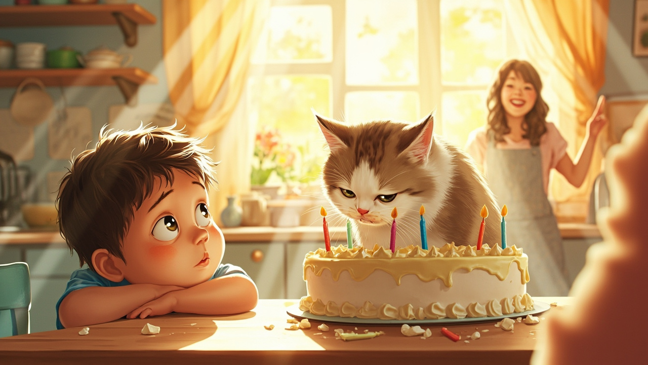 A Birthday Cake Surprise