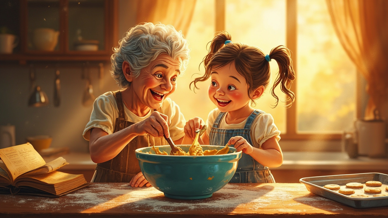 A Sleepover at Grandma's