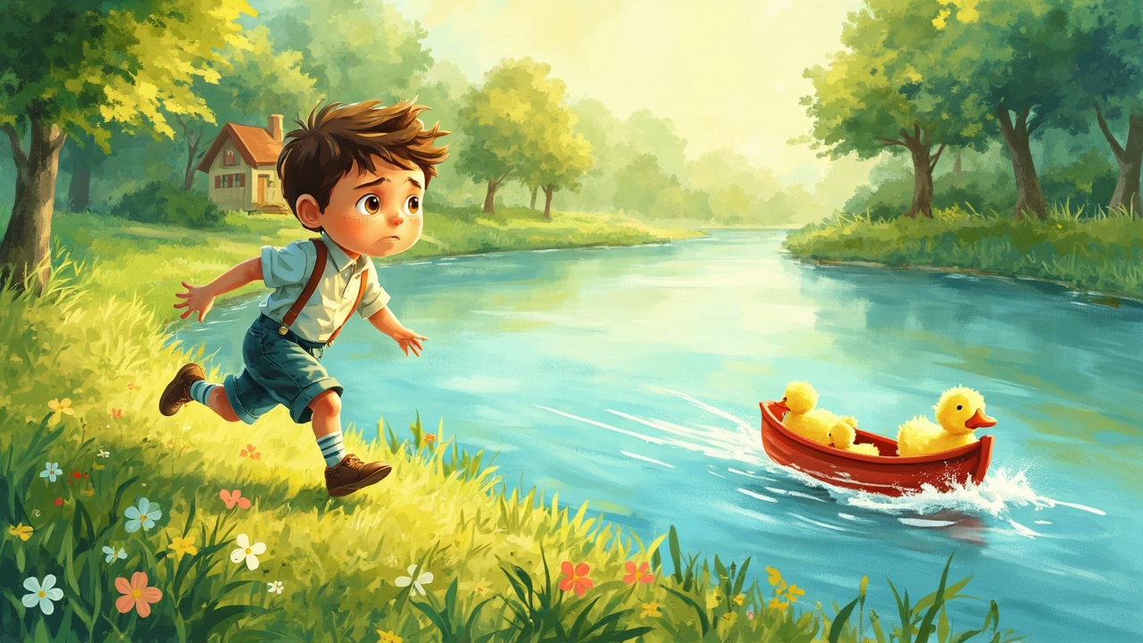 The Little Boat on the River