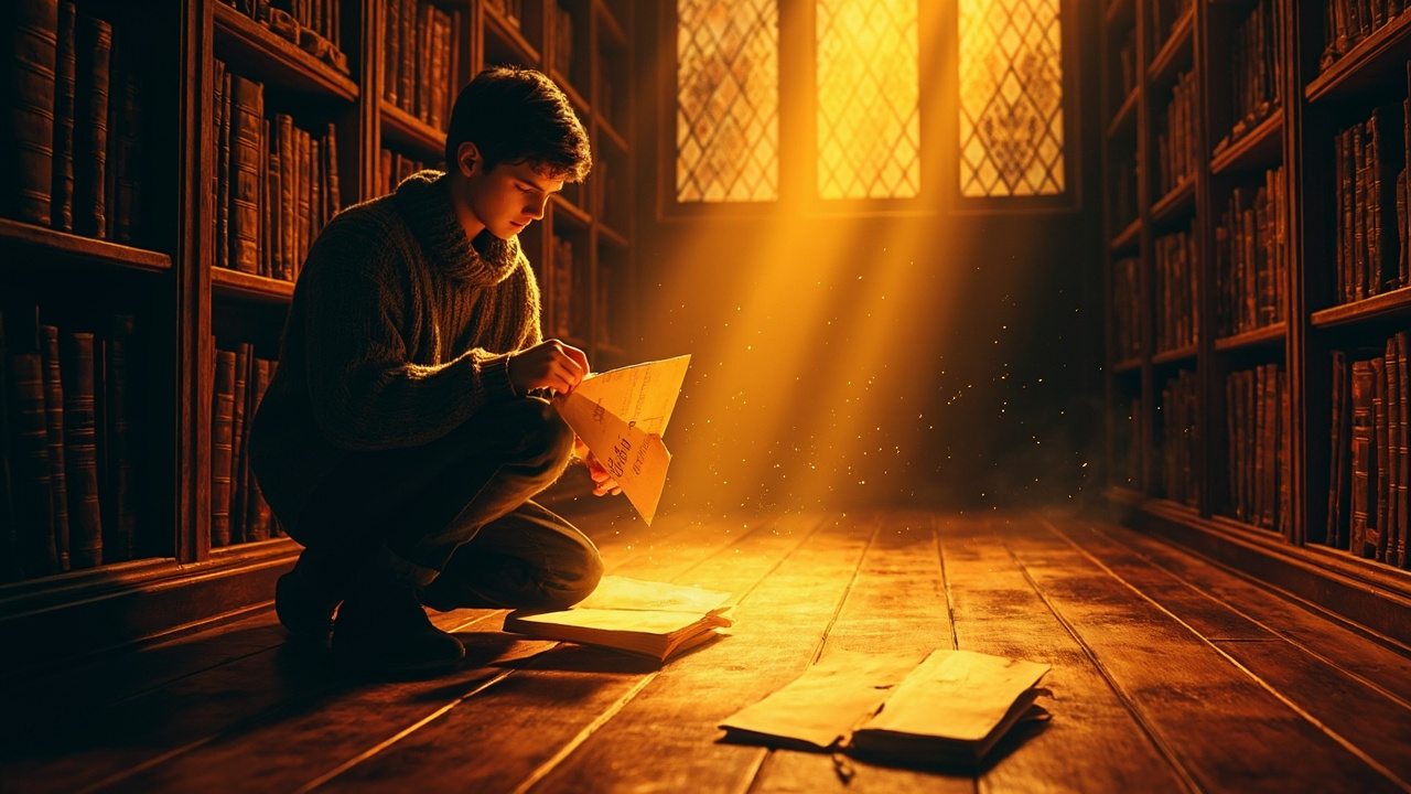 The Secret of the Sealed Library Book