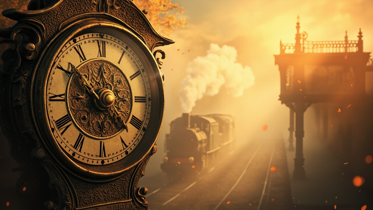 The Railway Station Clock