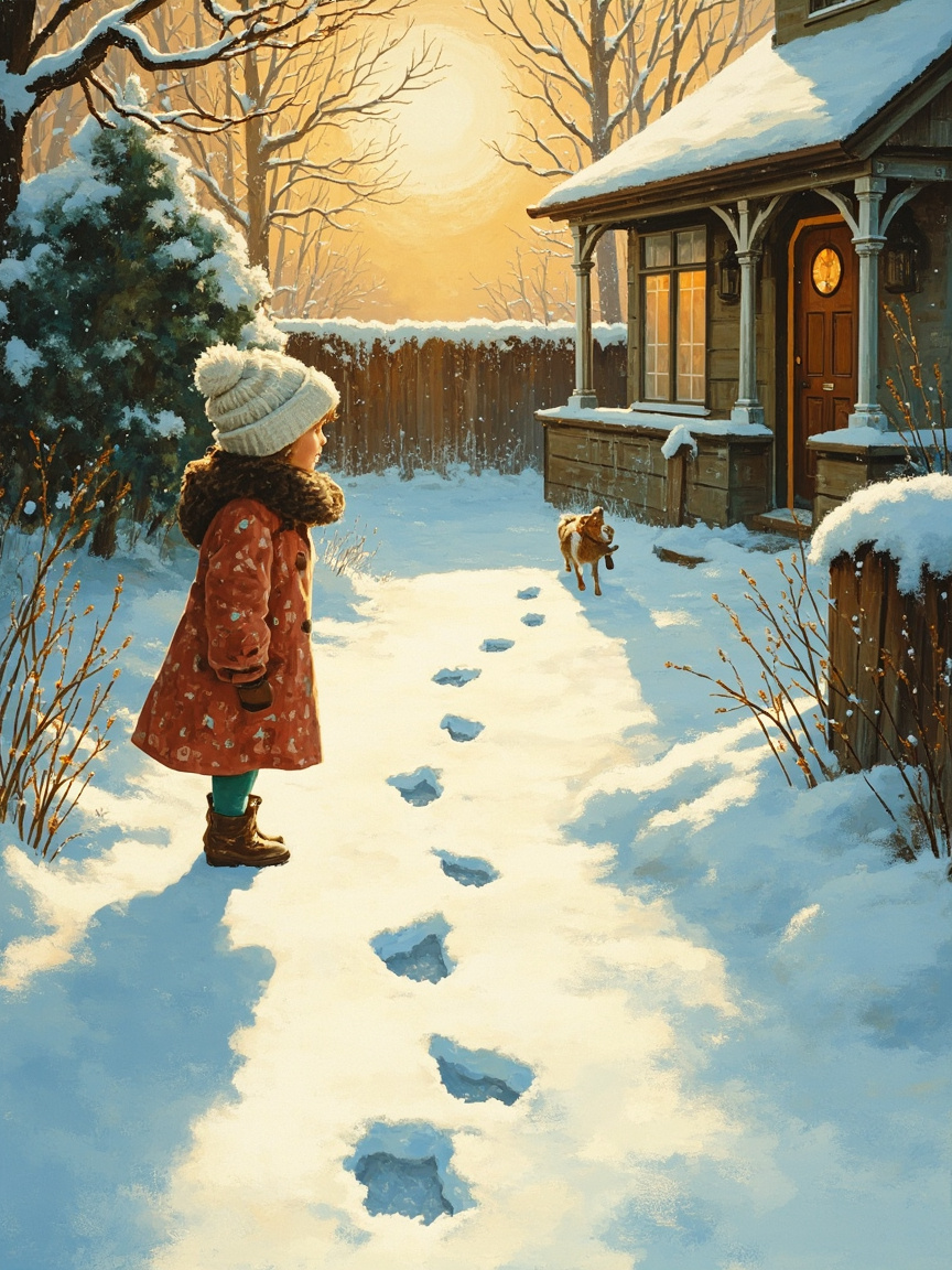 Snow Footprints
