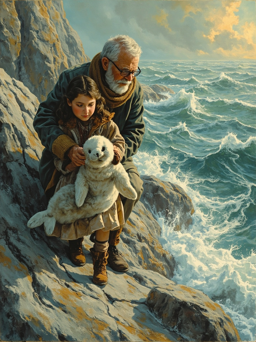 The Little Seal on the Rocks