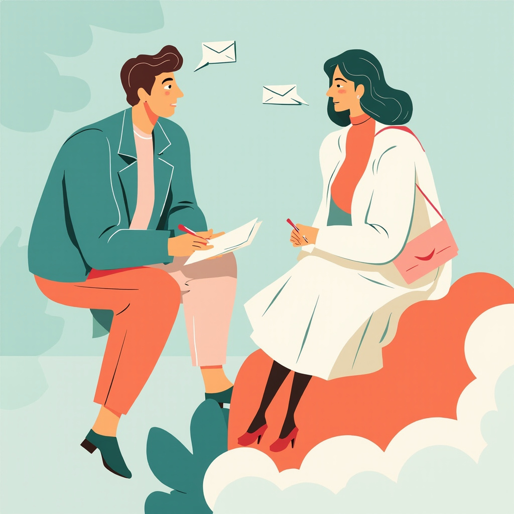 Write a message to a friend