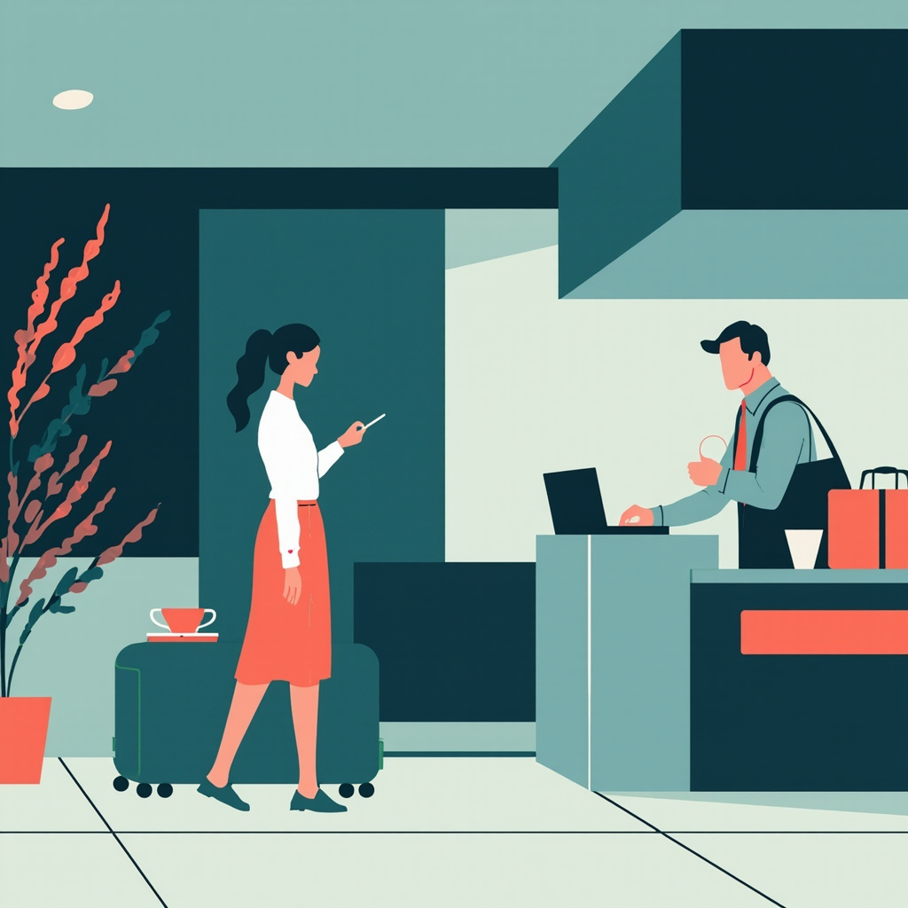 Book a room at a hotel
